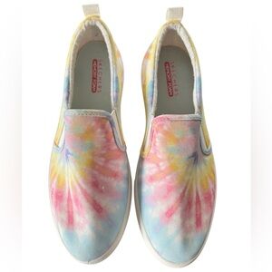 Skechers Poppy Hippy Hype Women’s Slip On Sneaker Sz 10